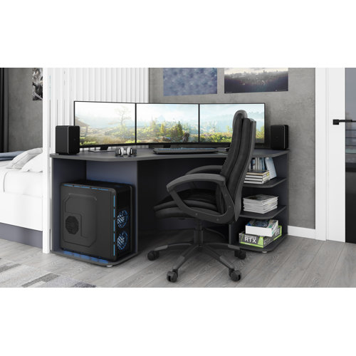 Curved Computer Desk